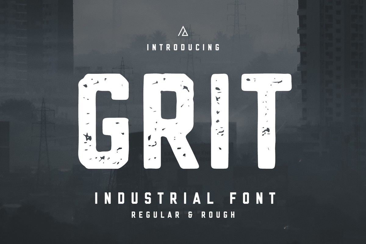 Schriftart Grit