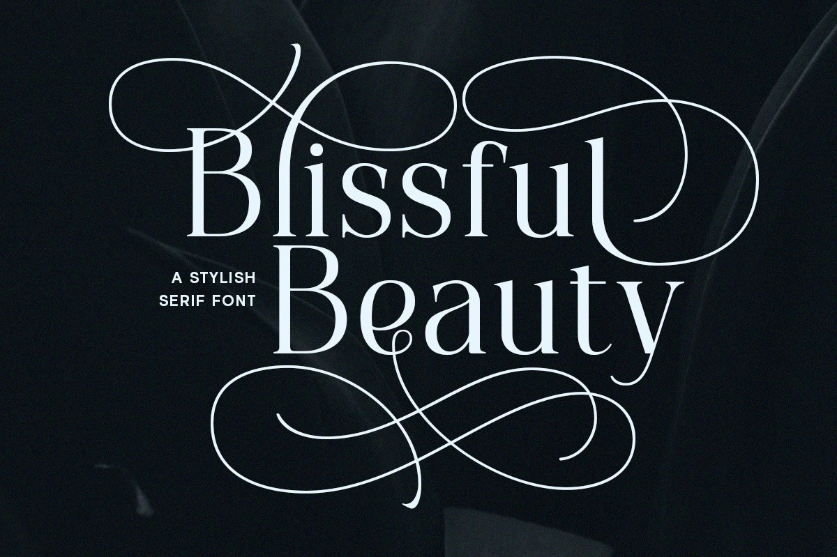 Schriftart Blissful Beauty