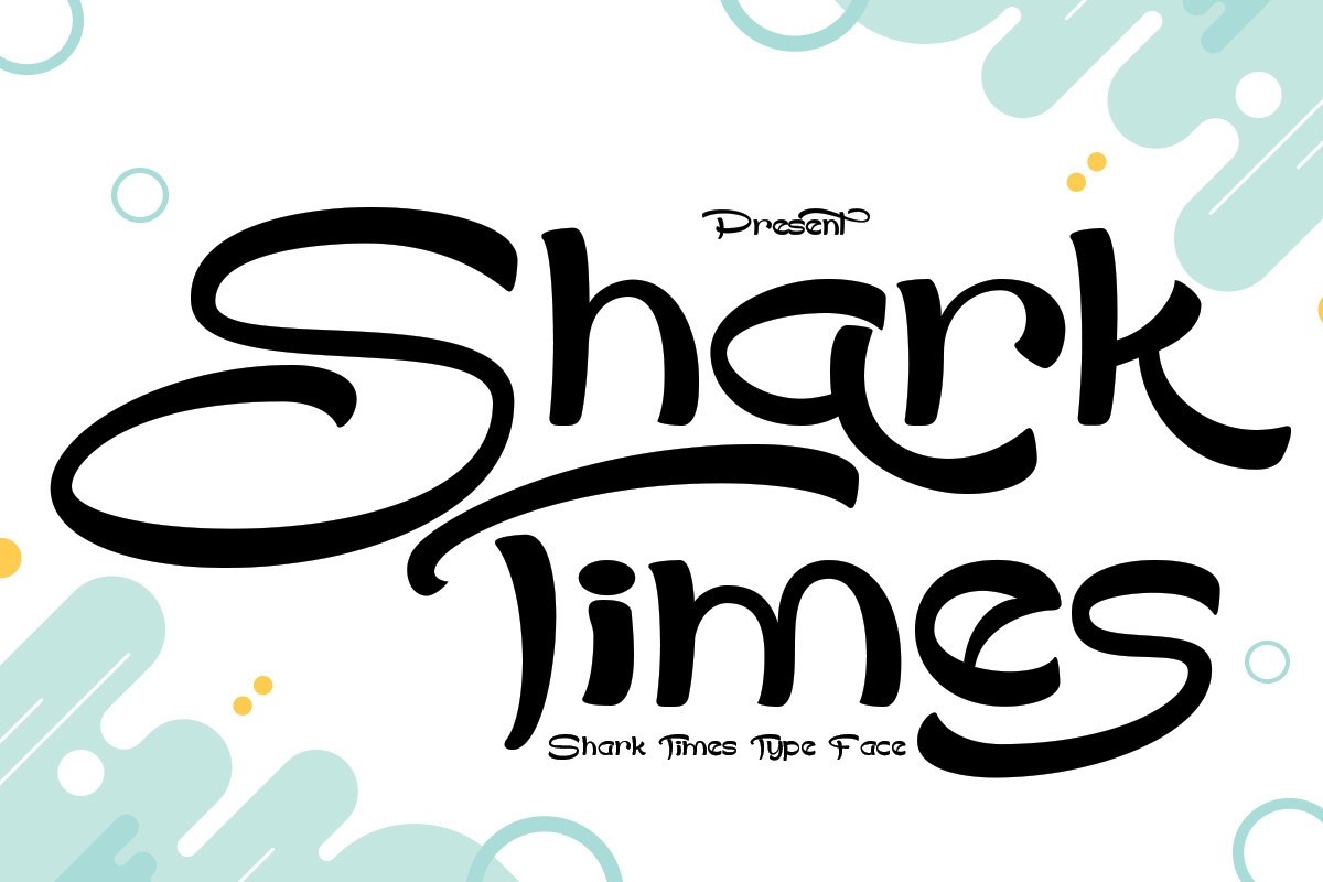 Beispiel einer Shark Times-Schriftart #1