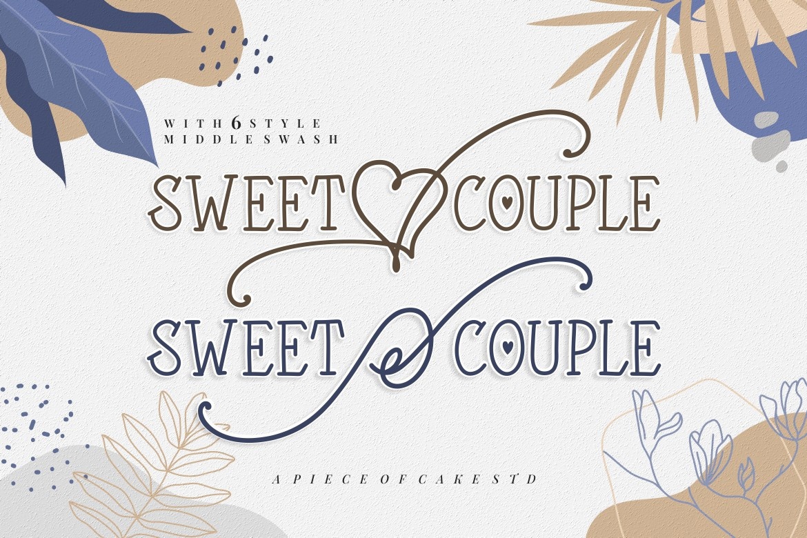 Schriftart Sweet Couple