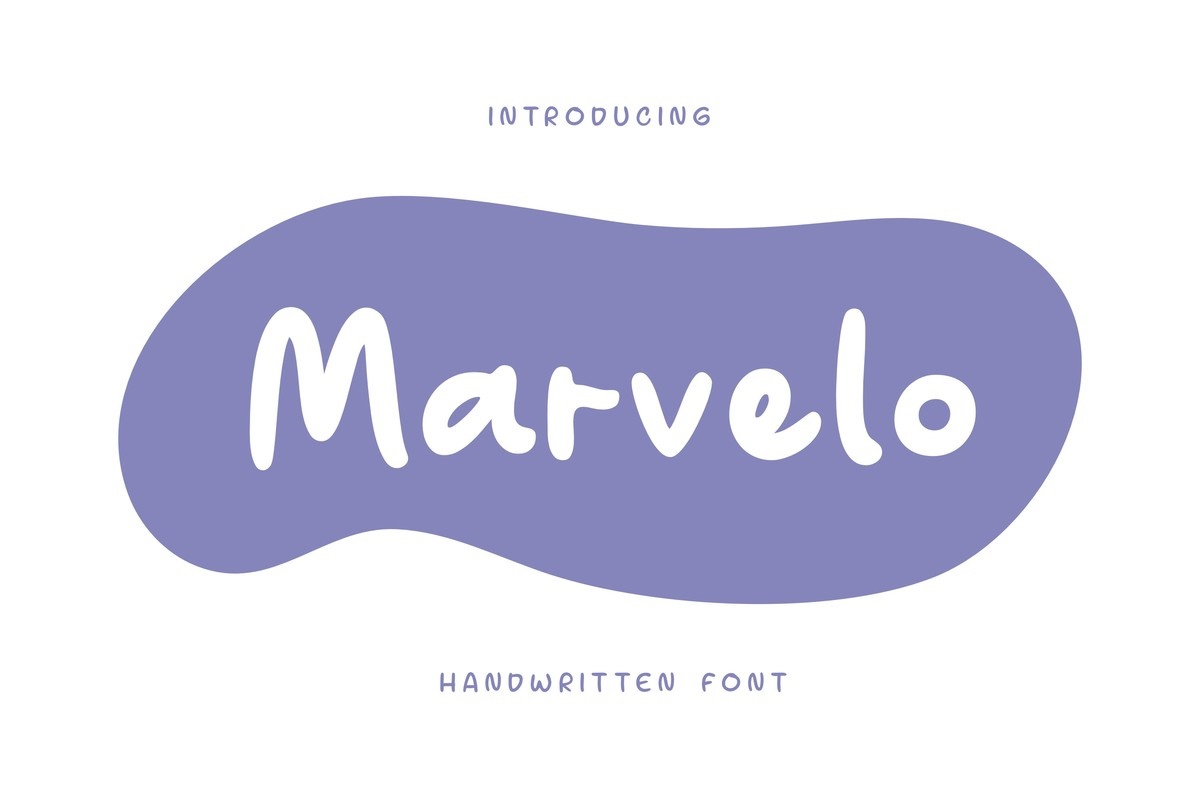 Schriftart Marvelo