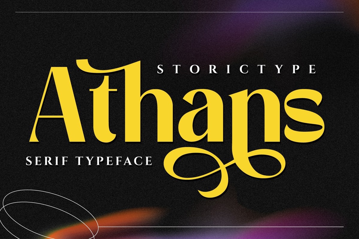 Schriftart Athans