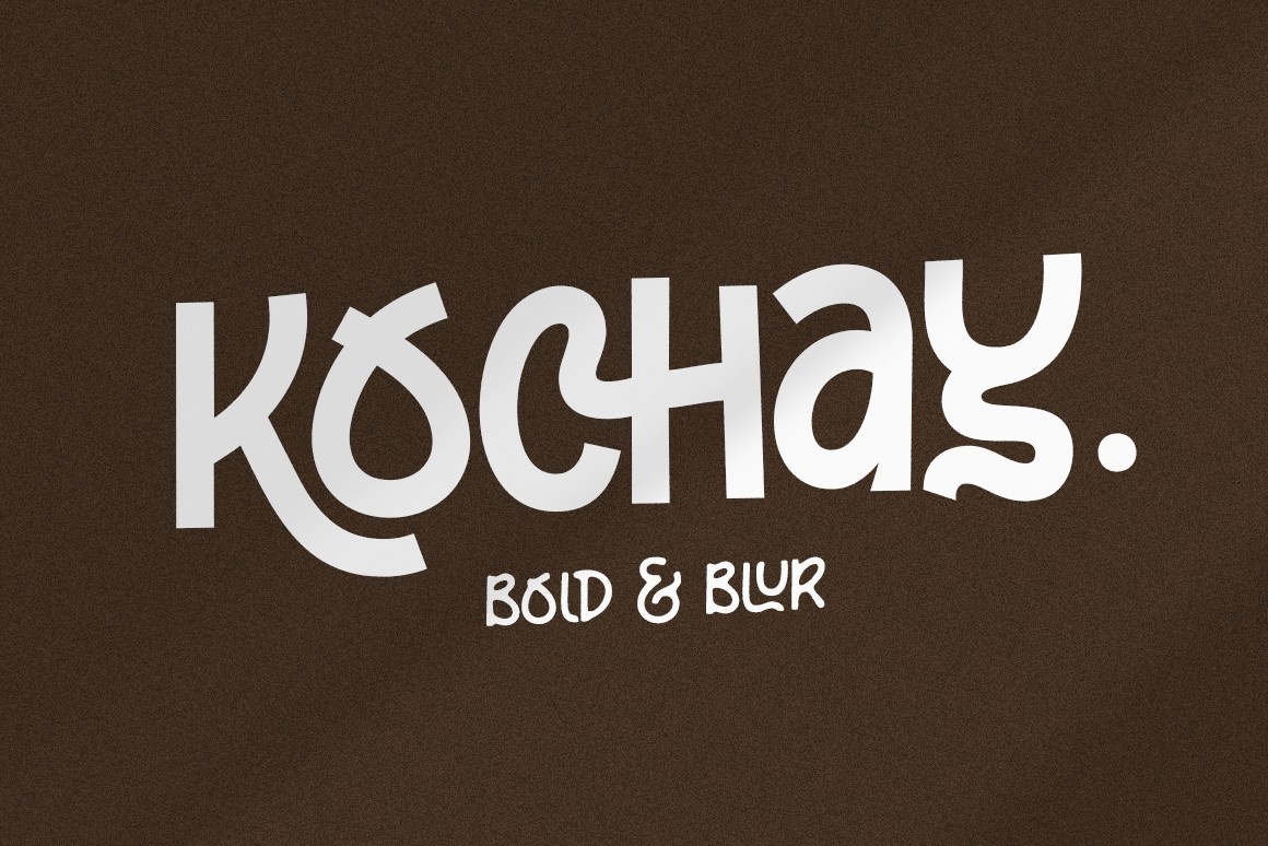 Beispiel einer Kochay-Schriftart #1