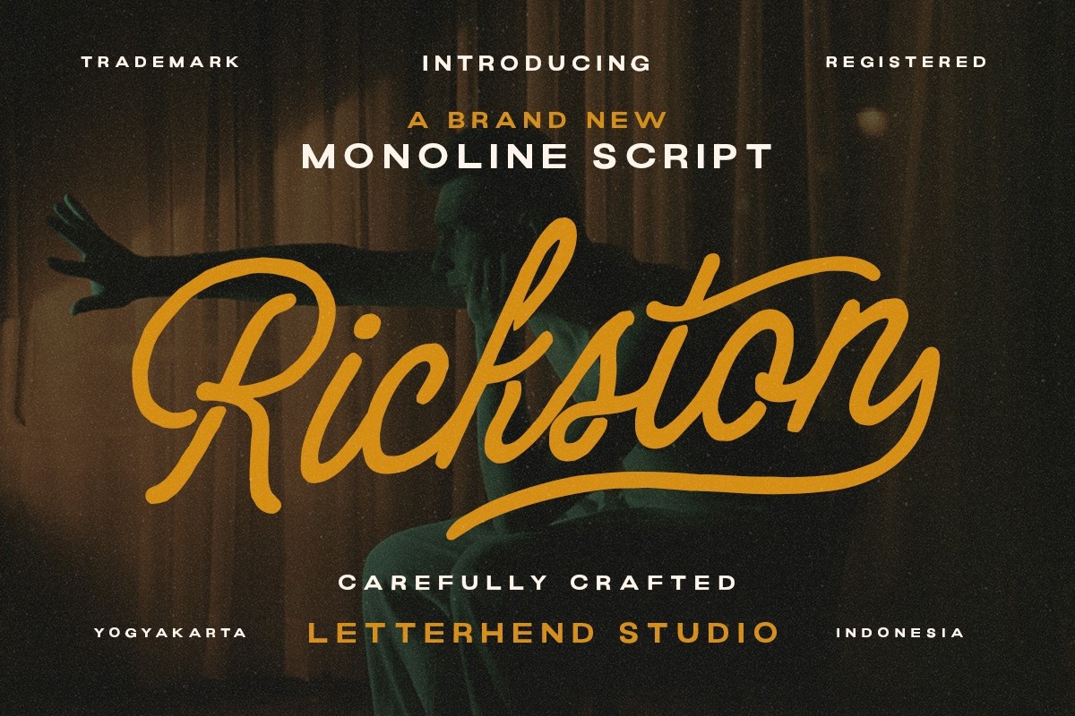 Schriftart Rickstone