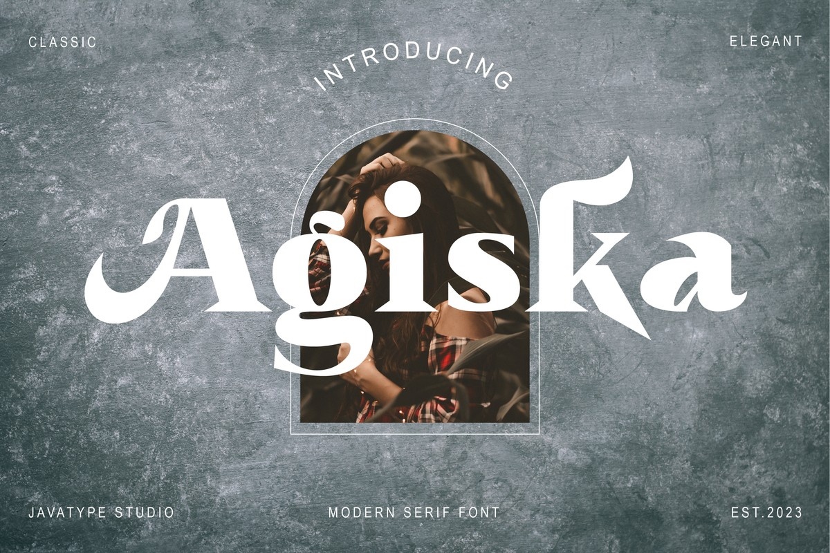 Schriftart Agiska