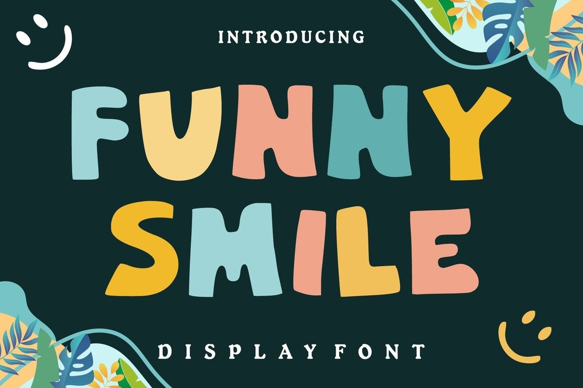 Schriftart Funny Smile