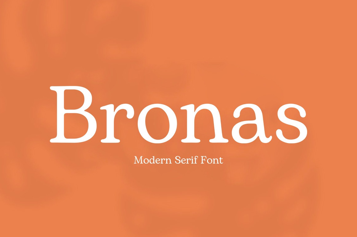 Beispiel einer Bronas-Schriftart #1