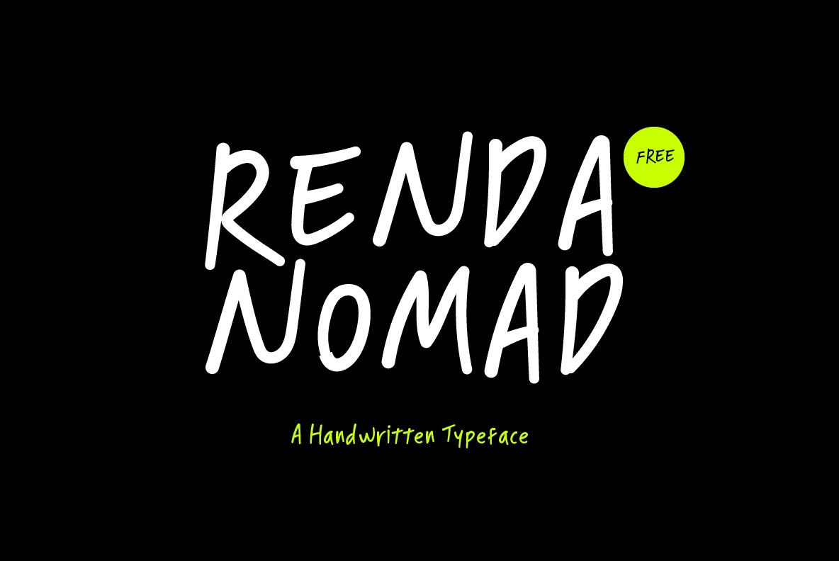 Schriftart Renda Nomad