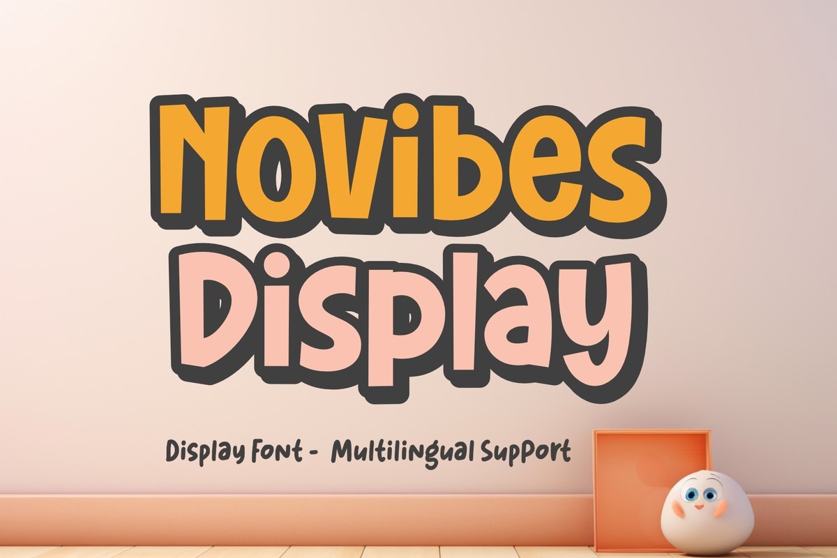 Schriftart Novibes Display