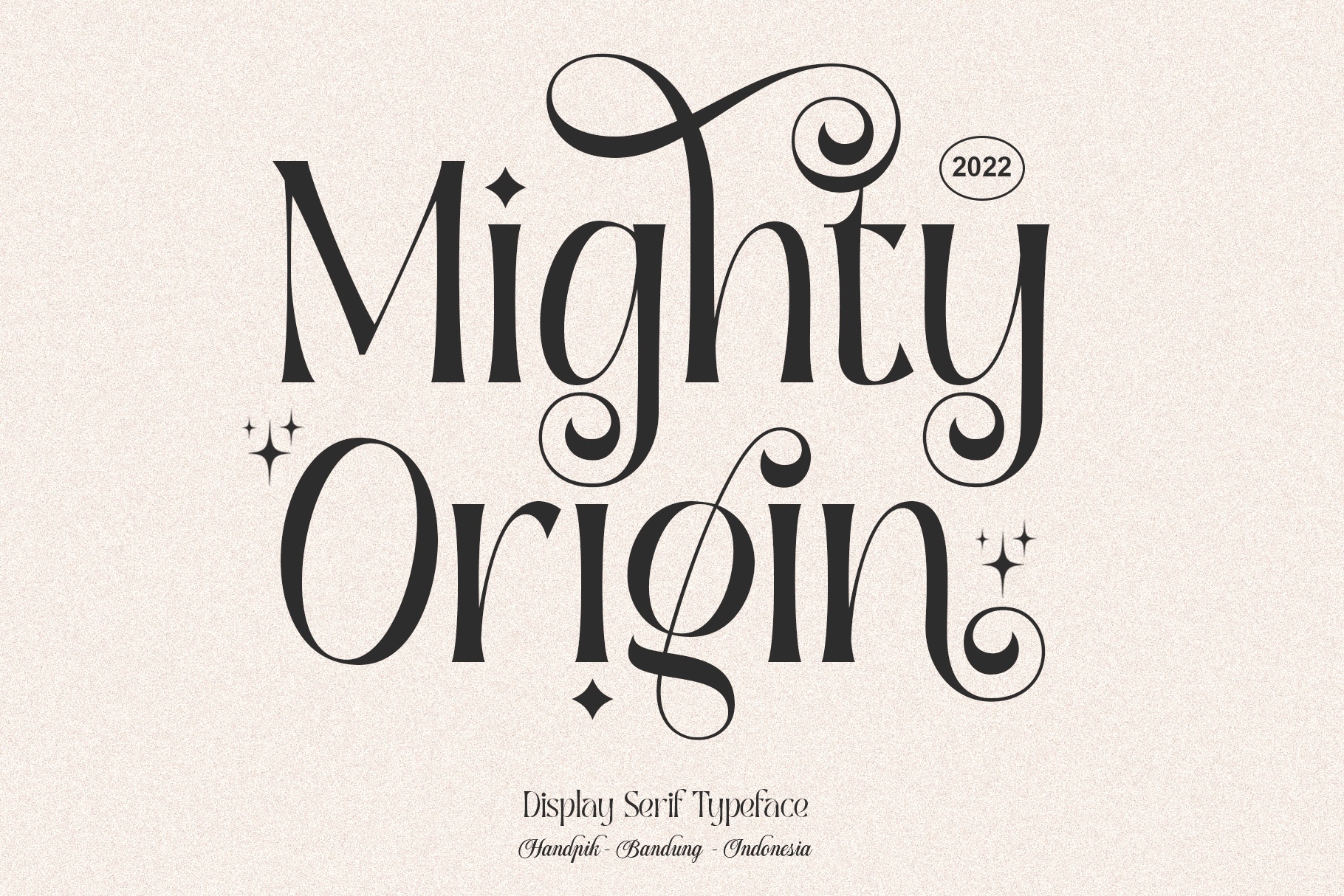 Schriftart Mighty Origin