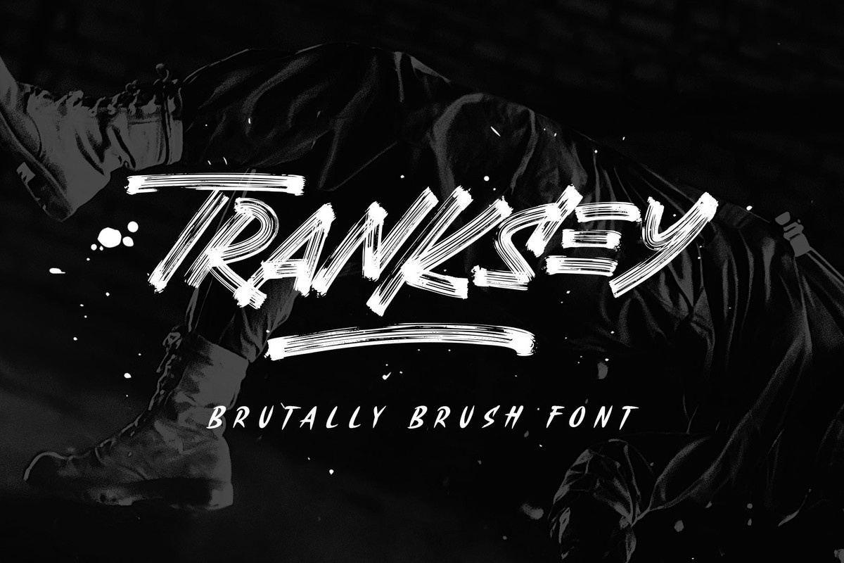 Schriftart Tranksey