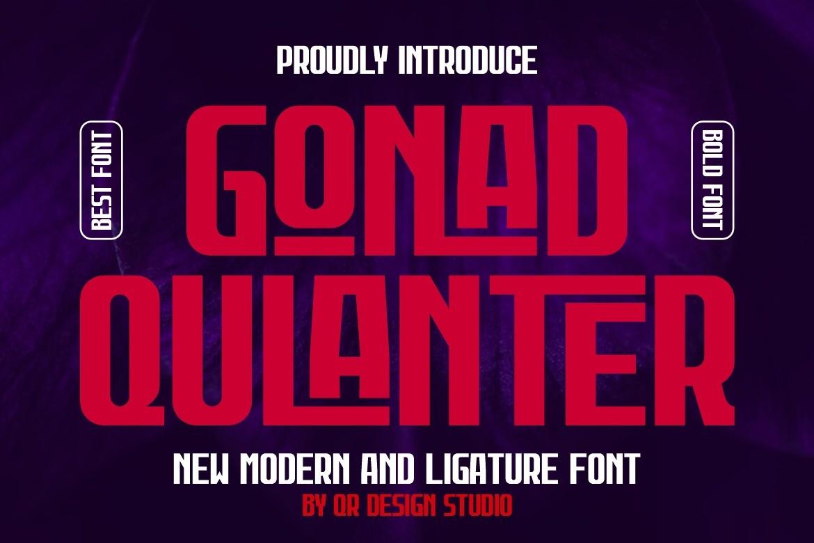 Schriftart Gonad Qulanter