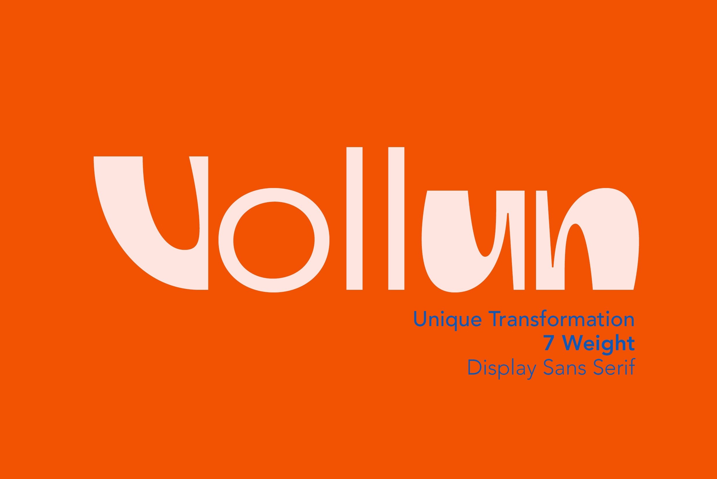 Schriftart ZT Vollun Display