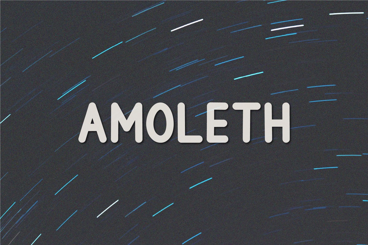 Beispiel einer Amoleth-Schriftart #1