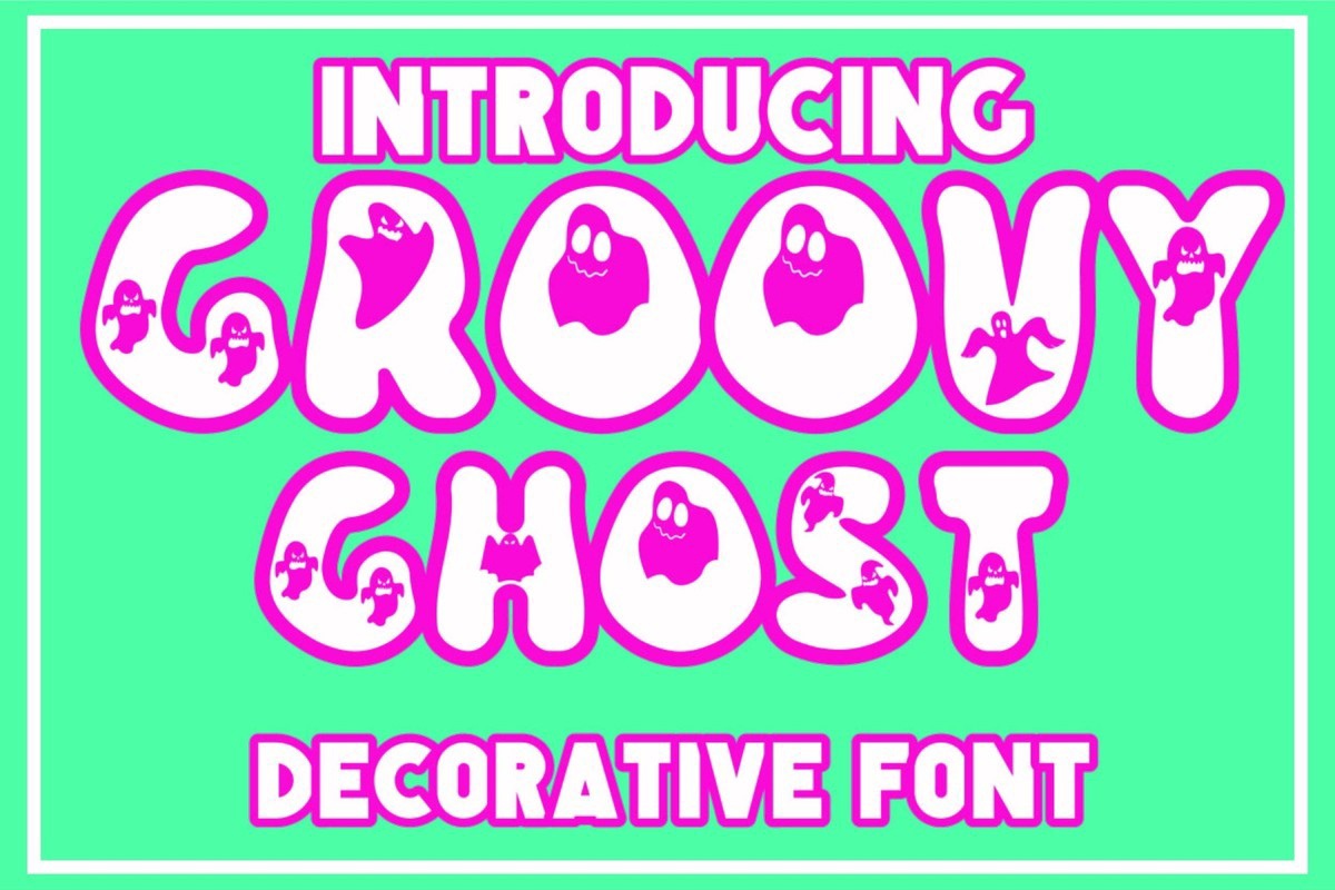 Schriftart Groovy Ghost