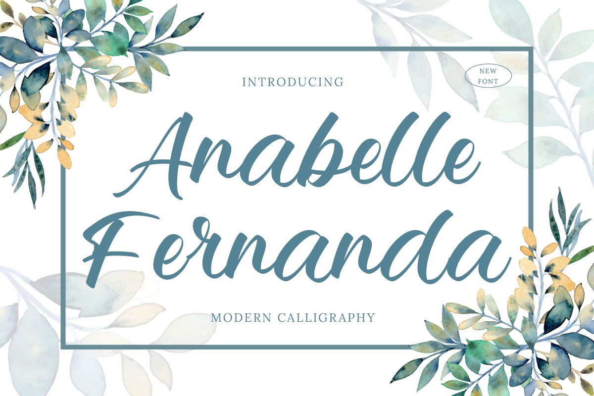 Schriftart Anabelle Fernanda