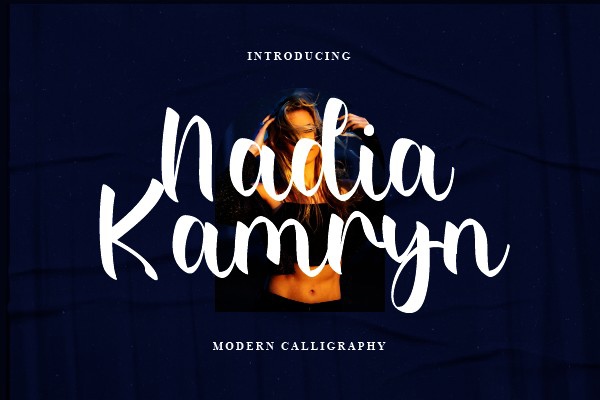 Schriftart Nadia Kamryn