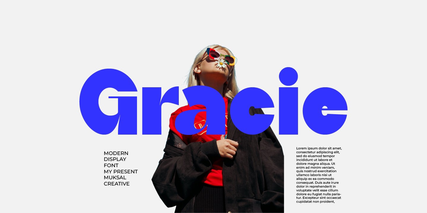 Schriftart Gracie