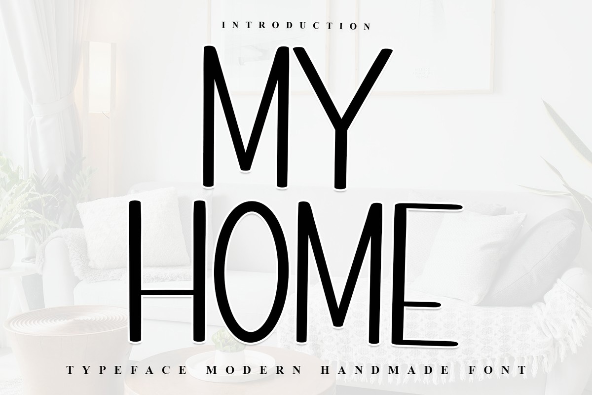 Beispiel einer My Home-Schriftart #1