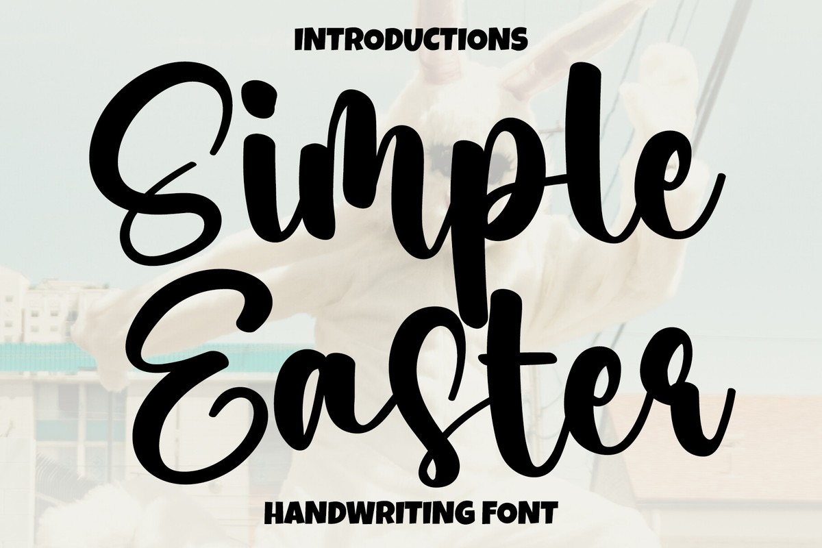 Schriftart Simple Easter