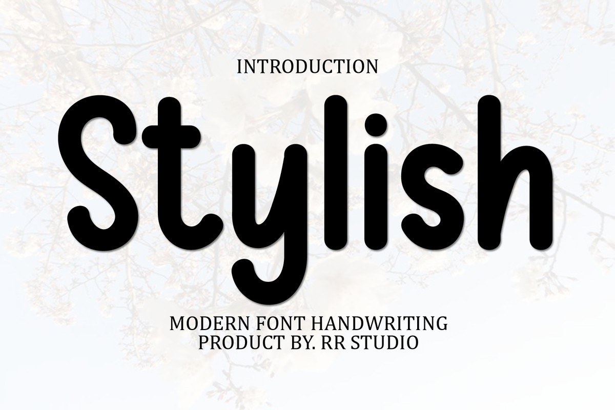 Schriftart Stуlish