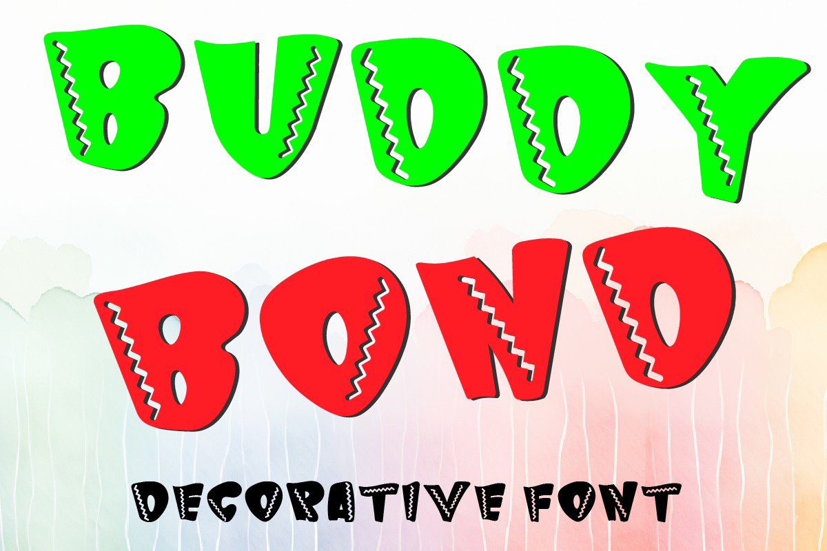 Schriftart Buddy Bond