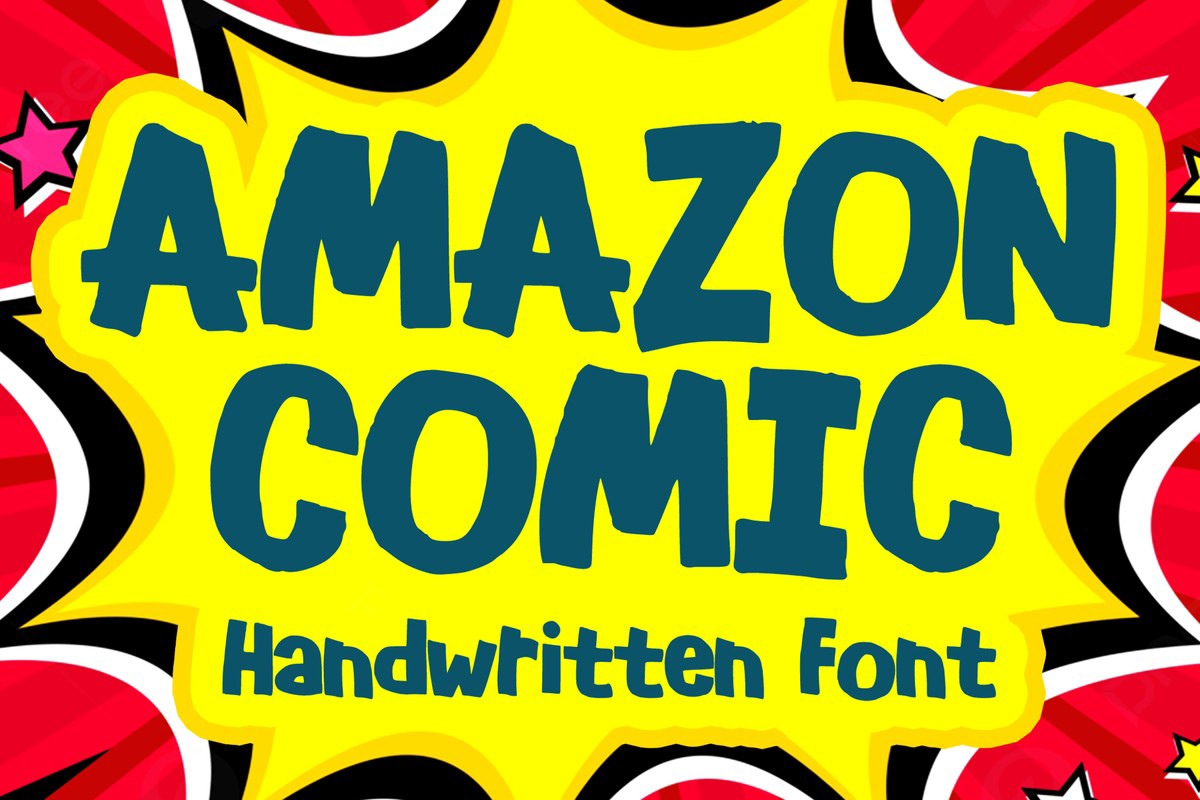 Schriftart Amazon Comic