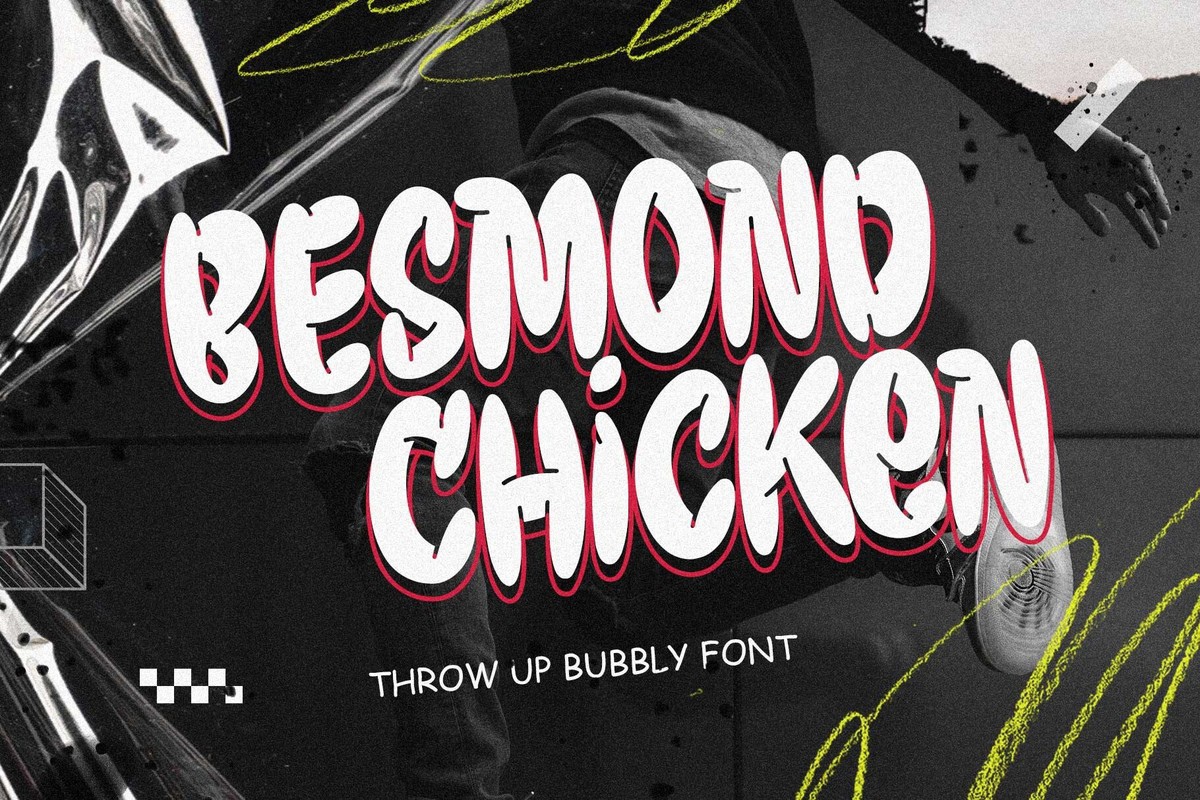 Schriftart Besmond Chicken