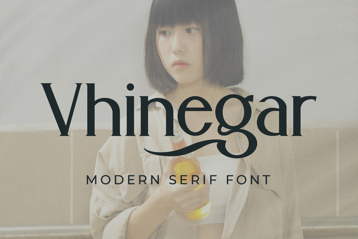 Schriftart Vhinegar