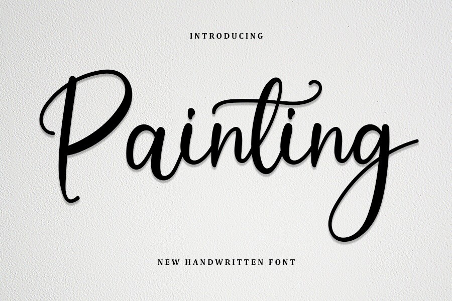 Schriftart Painting