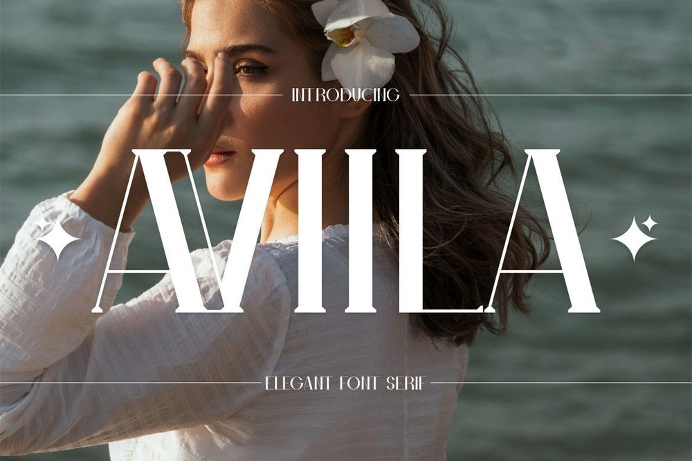 Schriftart Aviila