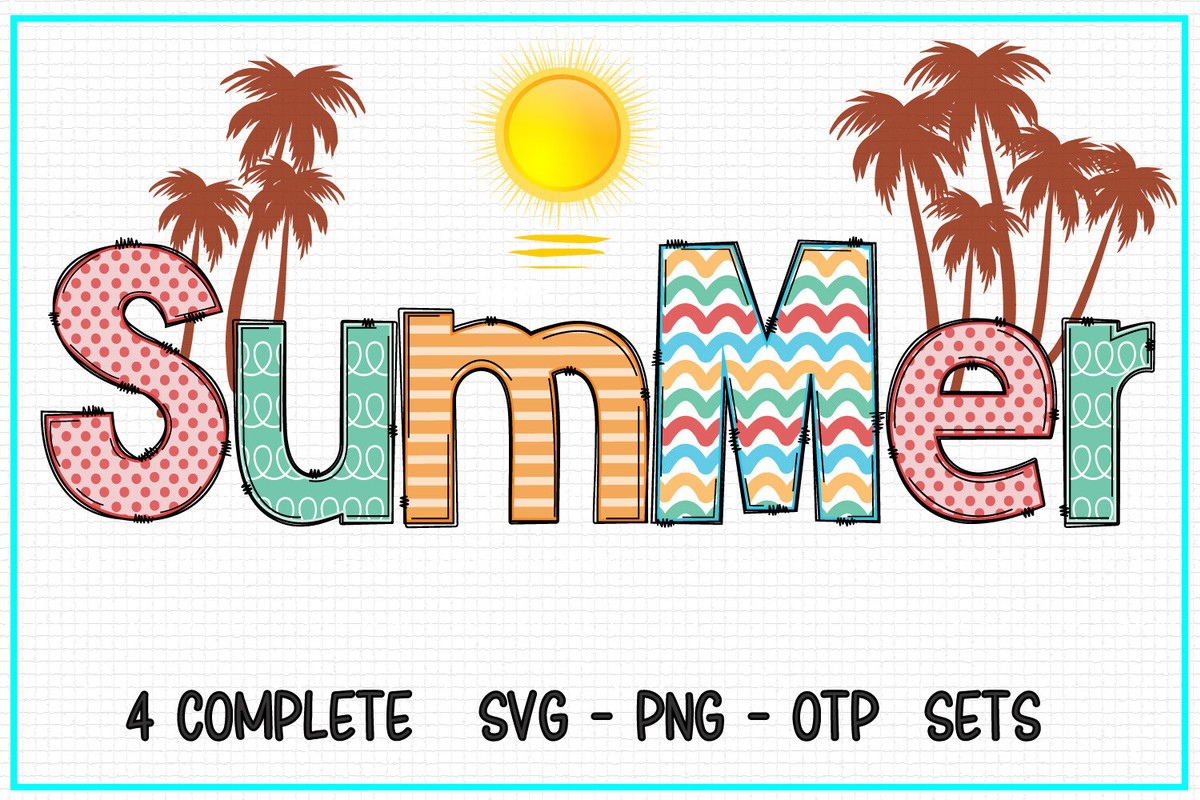 Schriftart Summer Clip