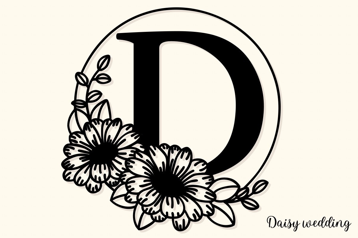 Beispiel einer Daisy Wedding-Schriftart #1