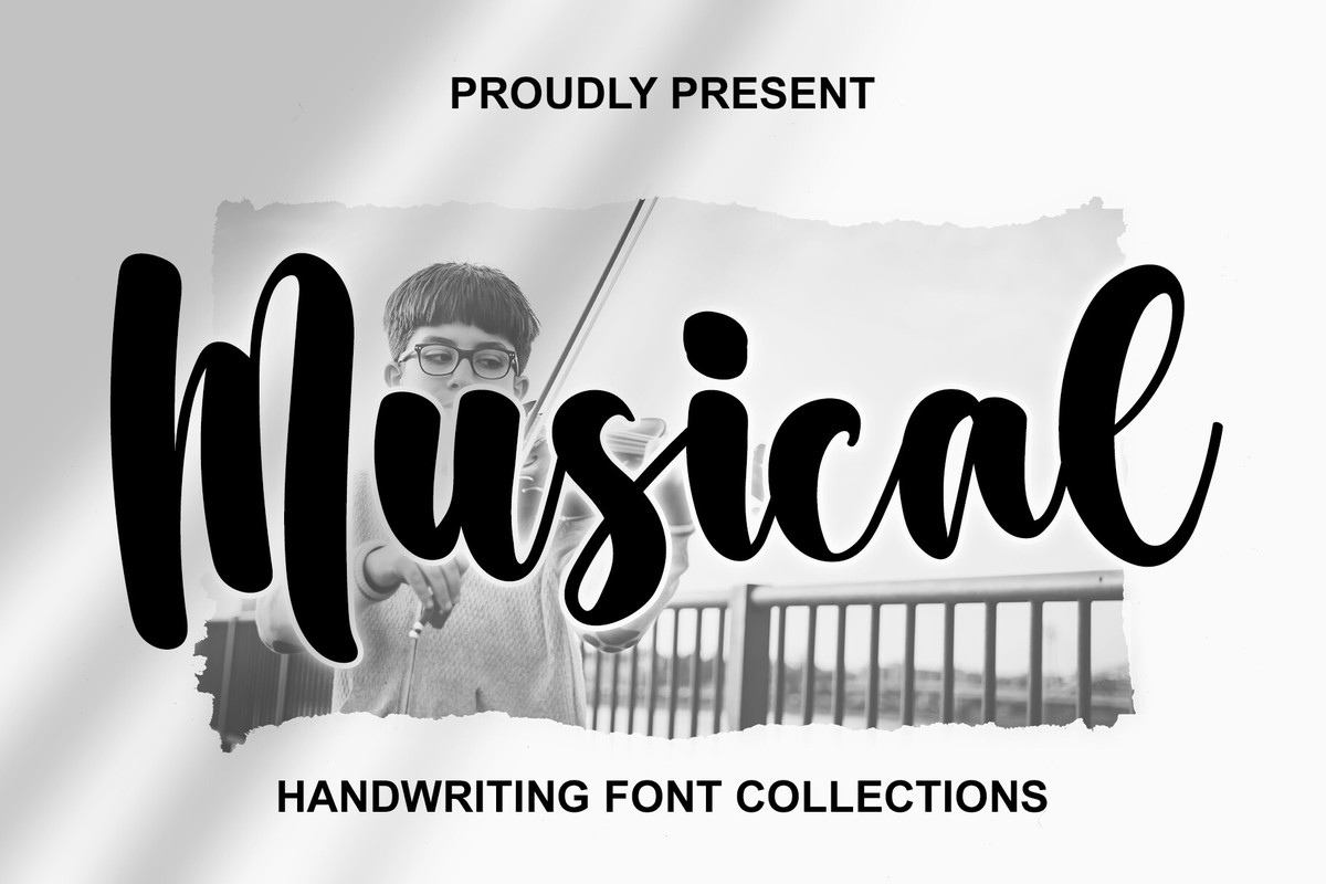 Beispiel einer Musical-Schriftart #1