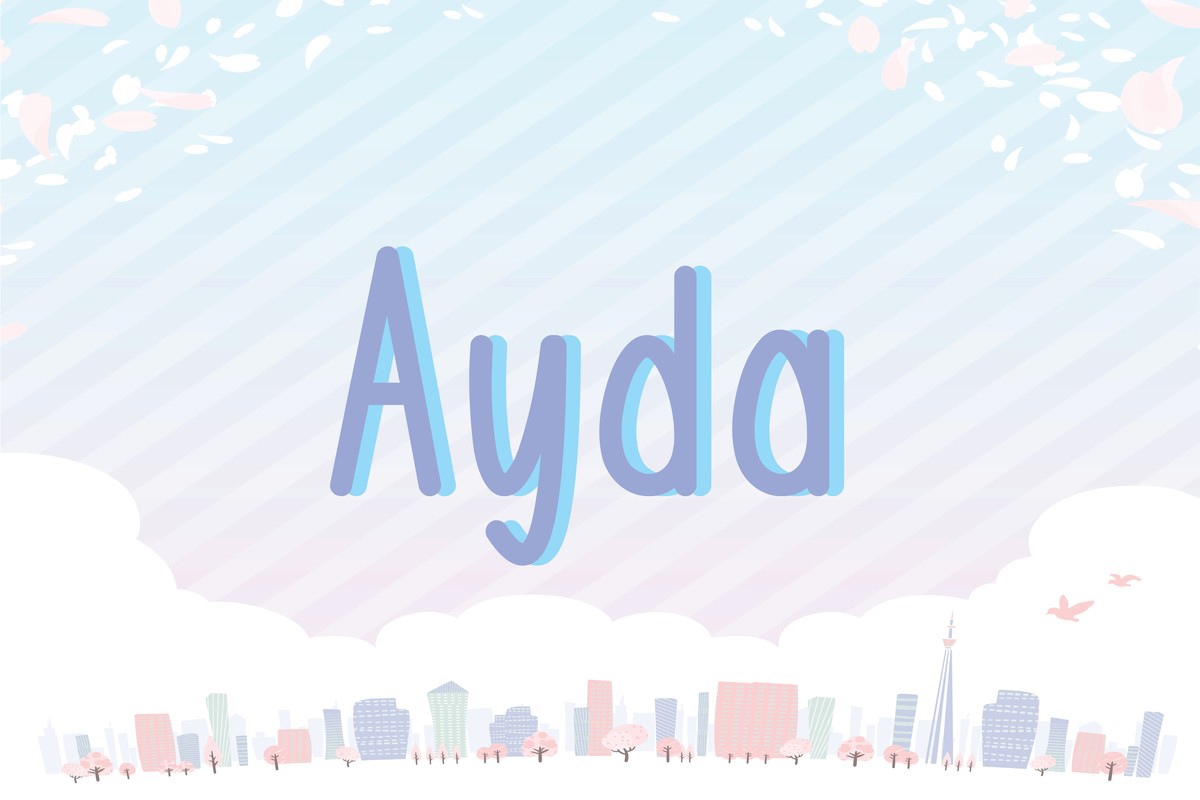 Schriftart Ayda