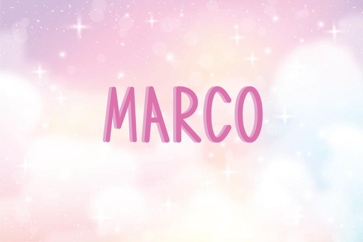 Beispiel einer Marco-Schriftart #1