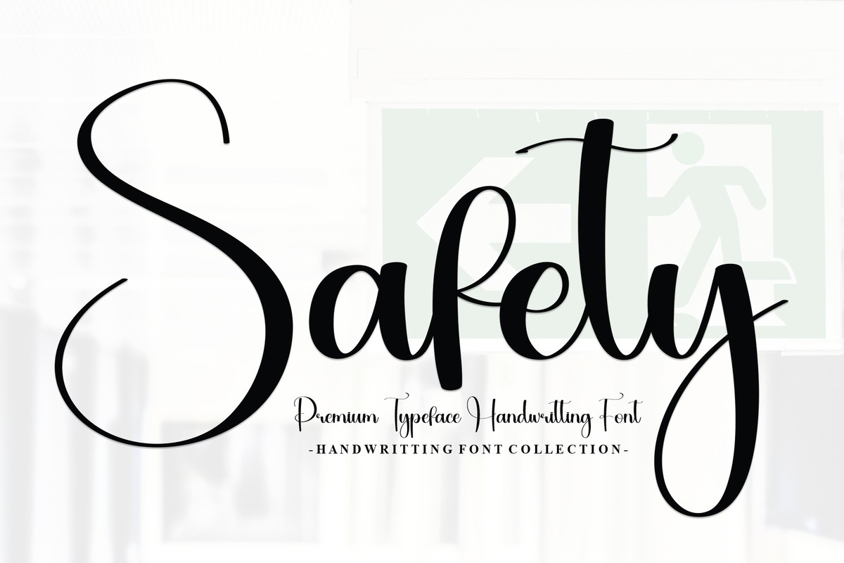 Beispiel einer Safety-Schriftart #1