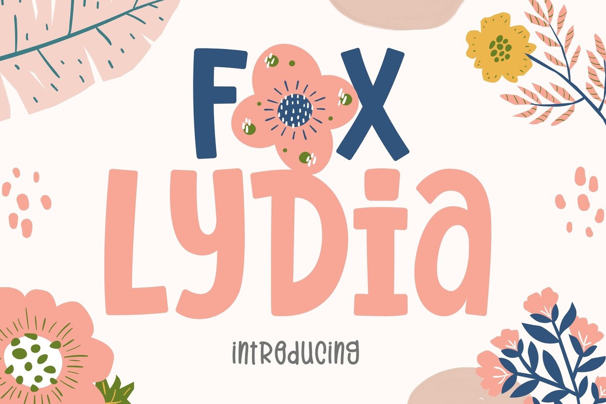 Schriftart Fox Lydia