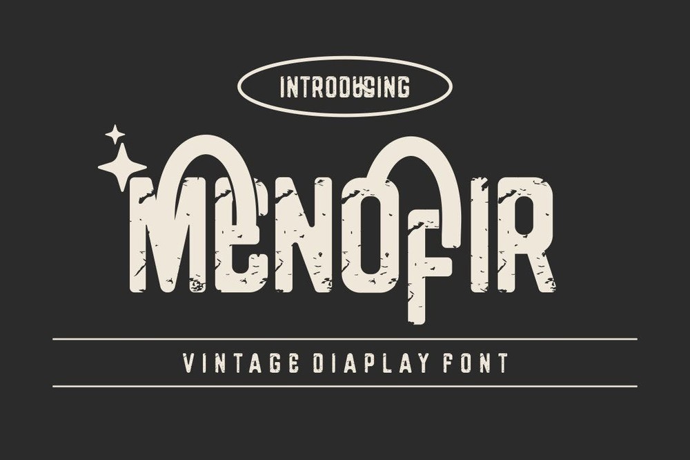 Schriftart Menofir