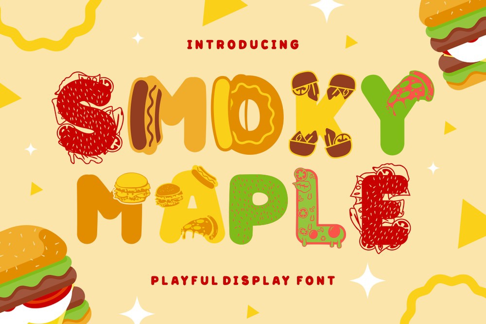 Schriftart Smoky Maple