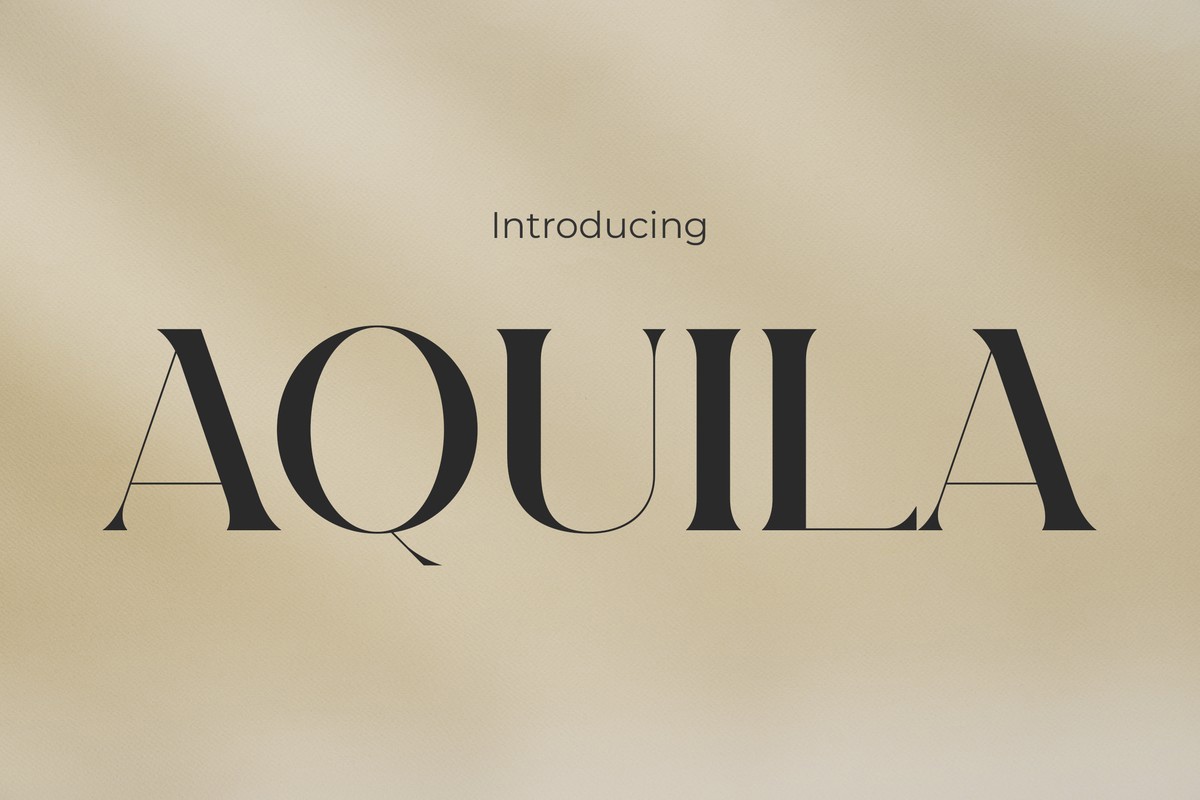 Schriftart Aquila