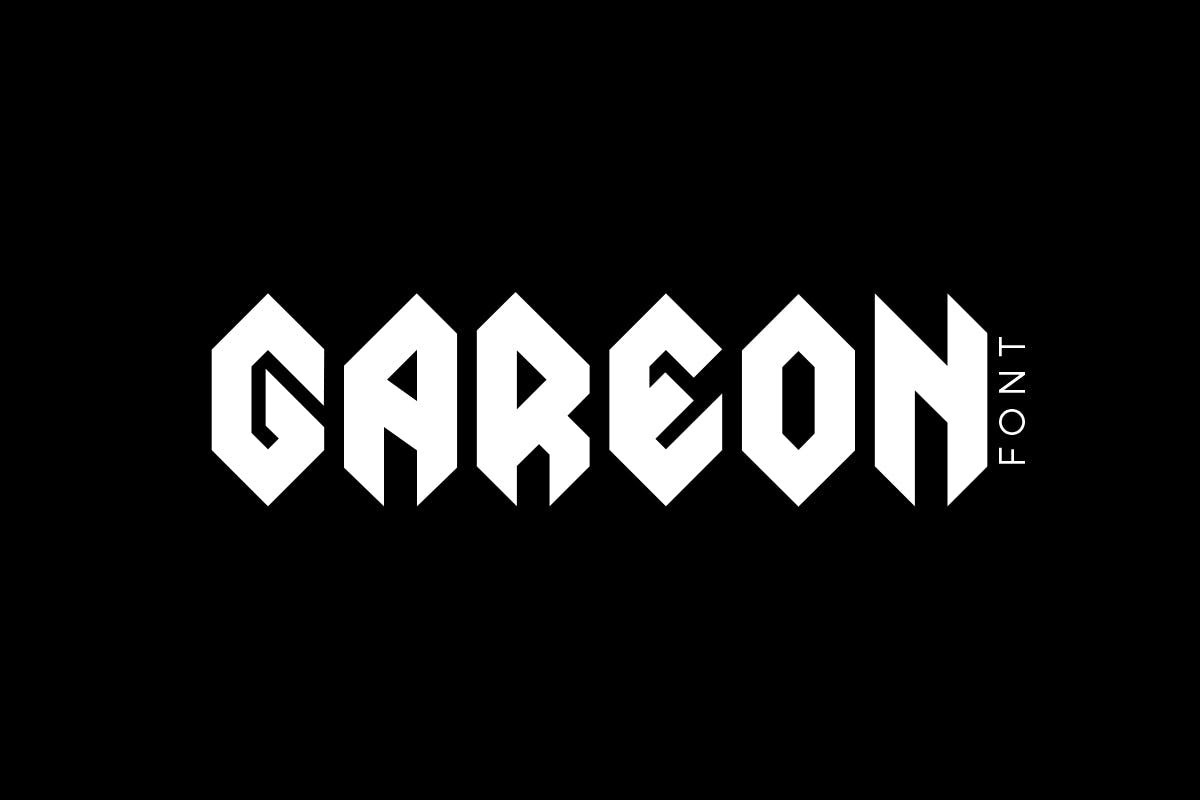 Schriftart Gareon