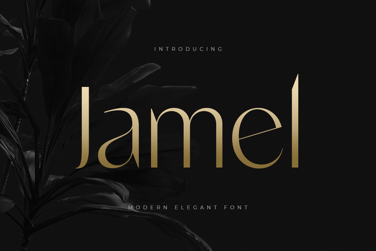 Schriftart Jamel