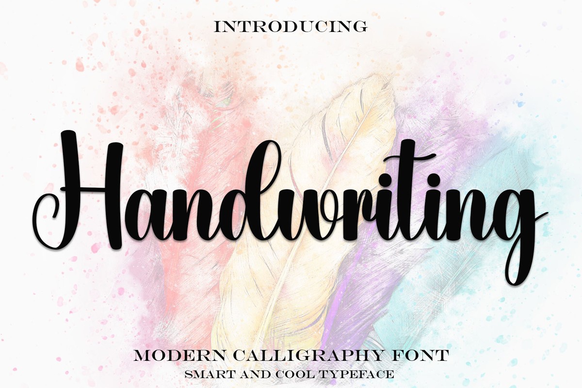 Schriftart Handwriting