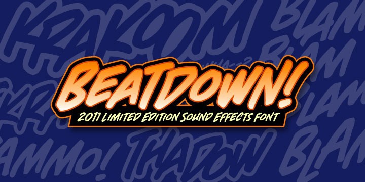 Schriftart BeatDown BB