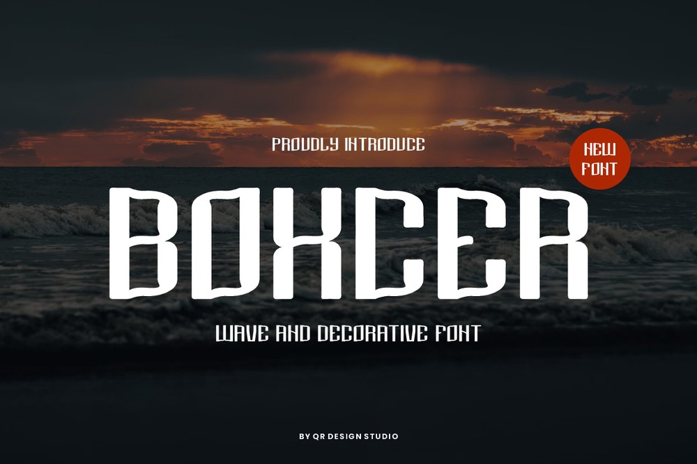 Schriftart Boxcer