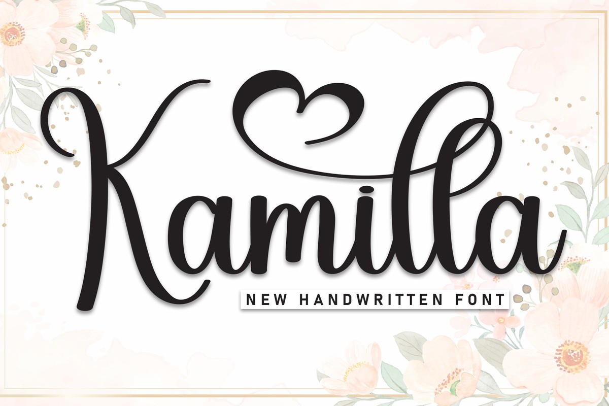 Schriftart Kamilla