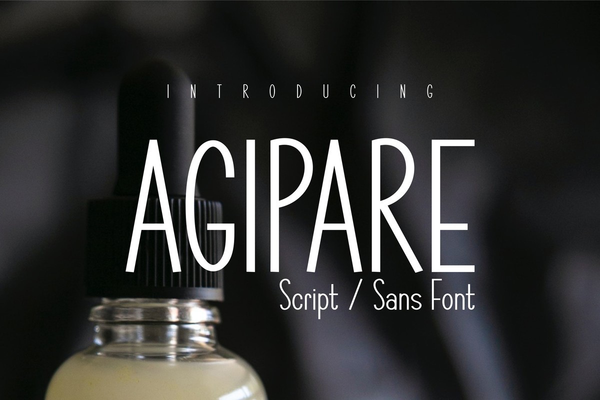 Schriftart Agipare