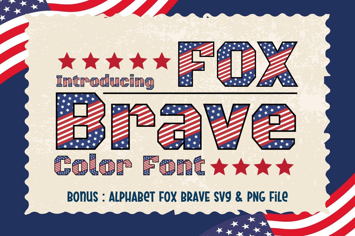 Schriftart Fox Brave