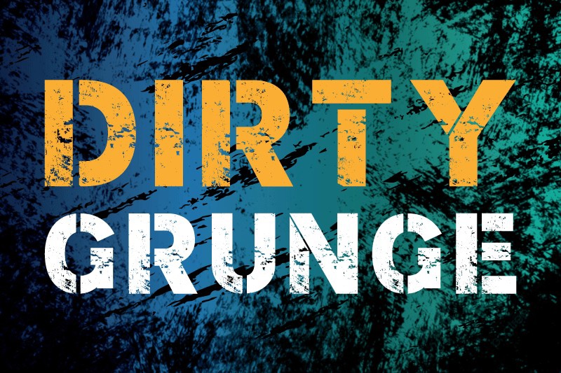 Schriftart Dirty Grung